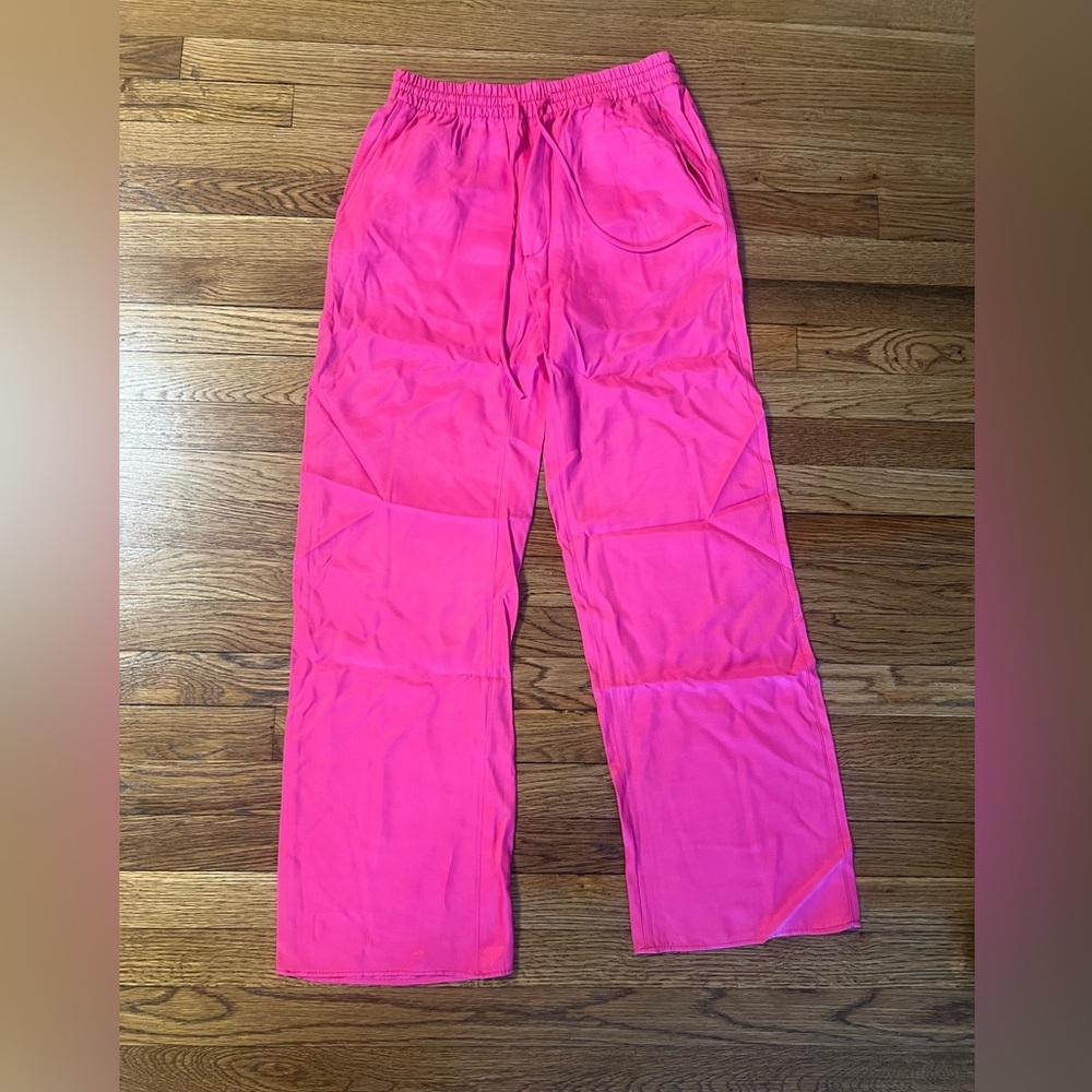Zara Vibrant Pink Trousers